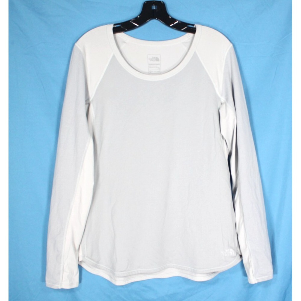 THE NORTH FACE Gray FLASHDRY Soft Knit THUMBHOLES Base Layer ACTIVE SHIRT/TOP L